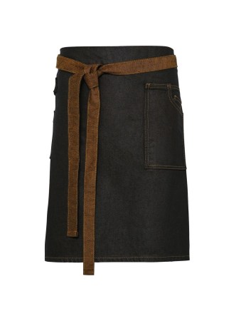  Κερωμένη Ποδιά μέσης (PR135 division) μάυρο-tan